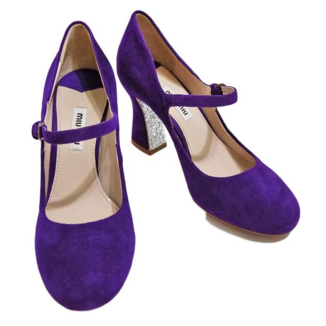 新品ミュウミュウmiu miuスエード×グリッダーストラッフ < ブランド 新品ミュウミュウmiu miuスエード×グリッダーストラッフ < ブランドの