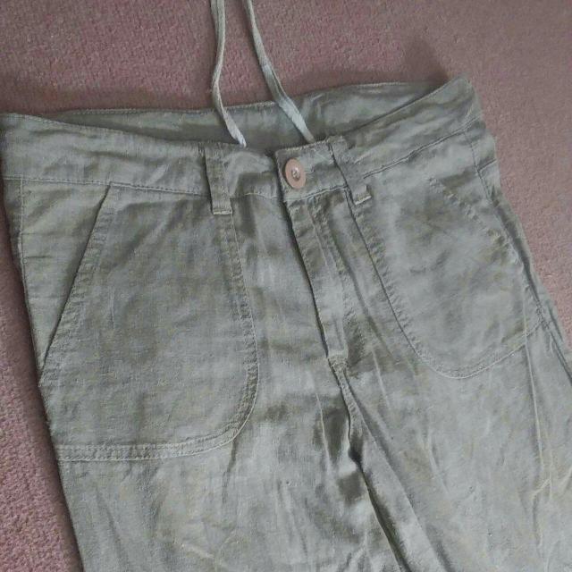 Malena 1号 グリーン 麻入り 春夏 < 女性ファッション  Malena 1号 グリーン 麻入り 春夏  < 女性ファッションの