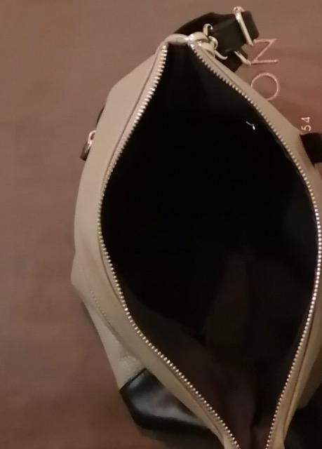 新品未使用3way レザーショルダーバッグハンドバッグリュック トートバッグベージュブラック本革オールレザーコーチ好きな方も是非 < 女性ファッション  新品未使用3way レザーショルダーバッグハンドバッグリュック トートバッグベージュブラック本革オールレザーコーチ好きな方も是非 < 女性ファッションの