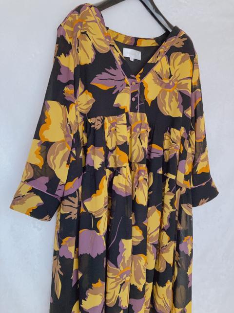 Grace&Mila Vネック ビックフラワー チュニック 花柄 ワンピース M N2m < 女性ファッション  Grace&Mila Vネック ビックフラワー チュニック 花柄 ワンピース M N2m < 女性ファッションの