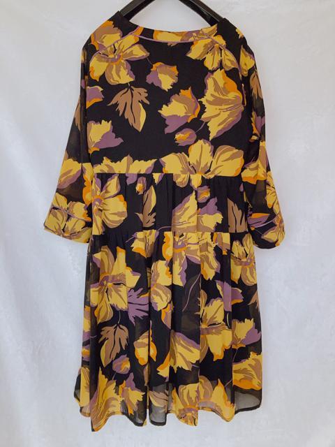 Grace&Mila Vネック ビックフラワー チュニック 花柄 ワンピース M N2m < 女性ファッション  Grace&Mila Vネック ビックフラワー チュニック 花柄 ワンピース M N2m < 女性ファッションの