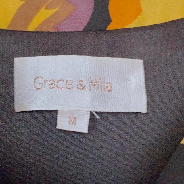 Grace&Mila Vネック ビックフラワー チュニック 花柄 ワンピース M N2m < 女性ファッション  Grace&Mila Vネック ビックフラワー チュニック 花柄 ワンピース M N2m < 女性ファッションの