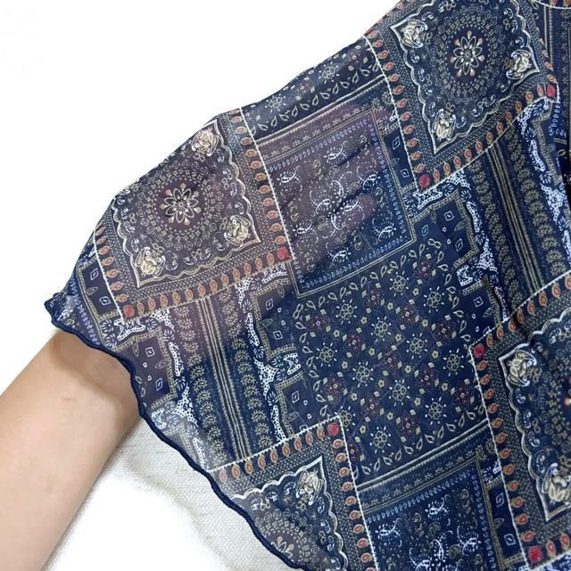 【美品】シフォンガウンワンピース/GLOBAL WORK/ネイビー/M < 女性ファッション  【美品】シフォンガウンワンピース/GLOBAL WORK/ネイビー/M < 女性ファッションの