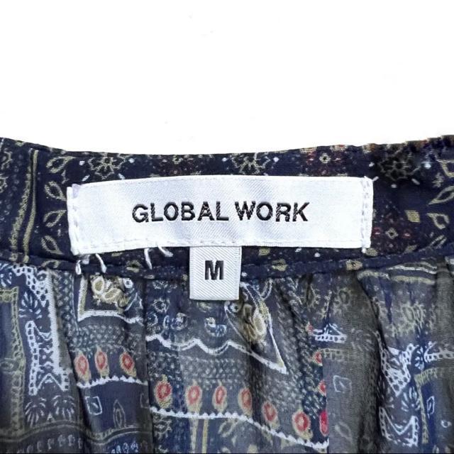 【美品】シフォンガウンワンピース/GLOBAL WORK/ネイビー/M < 女性ファッション  【美品】シフォンガウンワンピース/GLOBAL WORK/ネイビー/M < 女性ファッションの