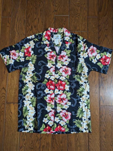 HO ALOHA ハワイアンシャツ アロハシャツ Made in Hawaii USA  花柄 < 男性ファッション  HO ALOHA ハワイアンシャツ アロハシャツ Made in Hawaii USA  花柄  < 男性ファッションの