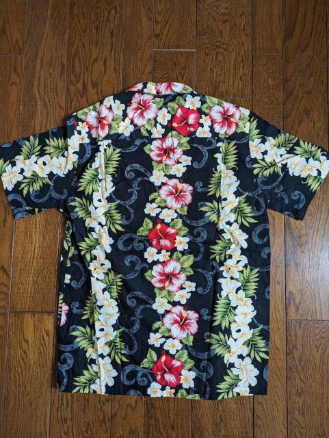 HO ALOHA ハワイアンシャツ アロハシャツ Made in Hawaii USA  花柄 < 男性ファッション  HO ALOHA ハワイアンシャツ アロハシャツ Made in Hawaii USA  花柄 < 男性ファッションの