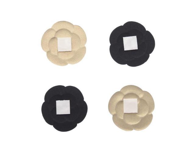 シャネル カメリアステッカー ホリデー限定 ラッピング 黒 ガブリエル 2種類 4枚セット CHANEL【正規品】 < ブランド  シャネル カメリアステッカー ホリデー限定 ラッピング 黒 ガブリエル 2種類 4枚セット CHANEL【正規品】 < ブランドの