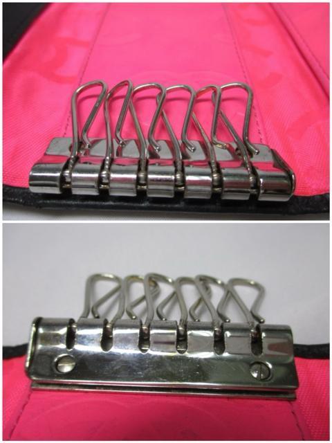 美品 CHANEL シャネル 6連キーケース カンボン ブラック 黒 キーケース 本物 < ブランド  美品 CHANEL シャネル 6連キーケース カンボン ブラック 黒 キーケース 本物 < ブランドの