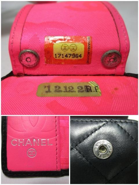 美品 CHANEL シャネル 6連キーケース カンボン ブラック 黒 キーケース 本物 < ブランド  美品 CHANEL シャネル 6連キーケース カンボン ブラック 黒 キーケース 本物 < ブランドの