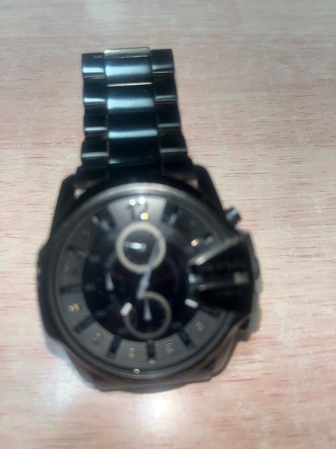 DIESEL ディーゼル DZ-4180 ブラック ラウンド   黒文字盤 3針 デイト クロノグラフ メンズ クォーツ  腕時計 < ブランド  DIESEL ディーゼル DZ-4180 ブラック ラウンド   黒文字盤 3針 デイト クロノグラフ メンズ クォーツ  腕時計  < ブランドの