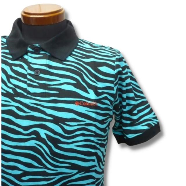 即買☆コロンビア ゼブラカモ 半袖ポロ ピケ織り GRN/Sサイズ ドライ 吸湿 迷彩 ポロシャツ グリーン 緑 < ブランド 即買☆コロンビア ゼブラカモ 半袖ポロ ピケ織り GRN/Sサイズ ドライ 吸湿 迷彩 ポロシャツ グリーン 緑 < ブランドの