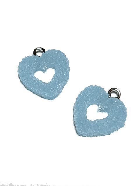 1059 水色 ハート型のグミ 2個 スイーツチャーム アクセサリーパーツ お菓子 おやつ 食べ物 キャンディ < ペット/手芸/園芸 1059 水色 ハート型のグミ 2個 スイーツチャーム アクセサリーパーツ お菓子 おやつ 食べ物 キャンディ < ペット/手芸/園芸の