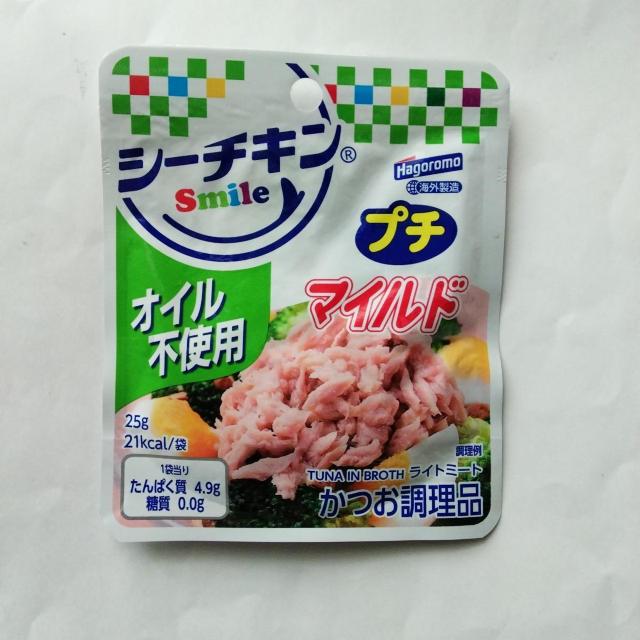 はごろも シーチキン Smile プチ オイル不使用 マイルド かつお調味品6