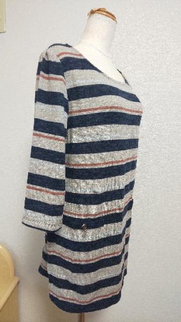 ボーダーのニットチュニック【13】 < 女性ファッション ボーダーのニットチュニック【13】 < 女性ファッションの