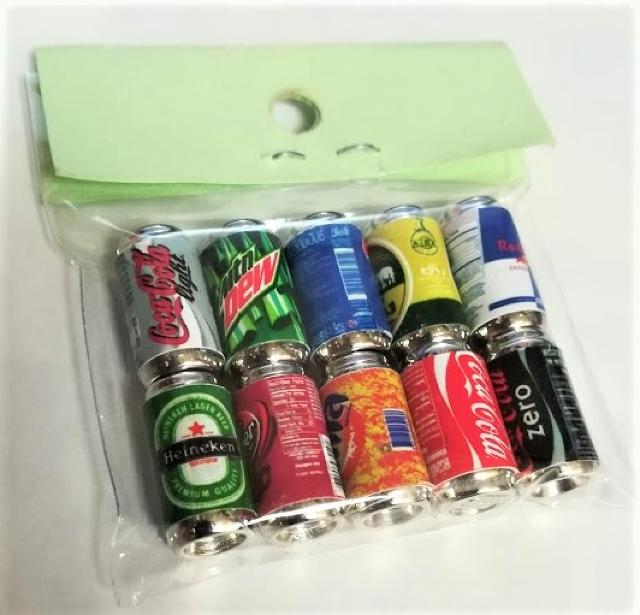 ミニチュア★缶10本セットA★アサヒビール★ペプシ他8本★ < おもちゃ  ミニチュア★缶10本セットA★アサヒビール★ペプシ他8本★ < おもちゃの