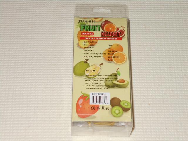 FRUIT HEADSET イヤホン パイナップル < 家電/AV  FRUIT HEADSET イヤホン パイナップル < 家電/AVの