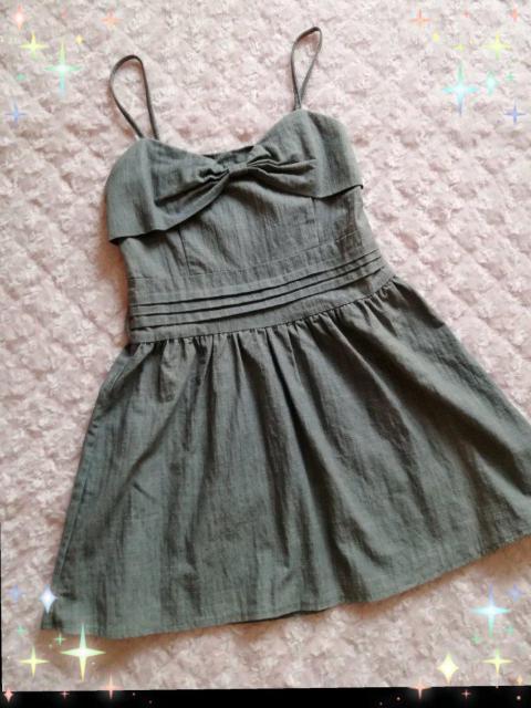 リボン付きダンガリーワンピ < 女性ファッション  リボン付きダンガリーワンピ  < 女性ファッションの