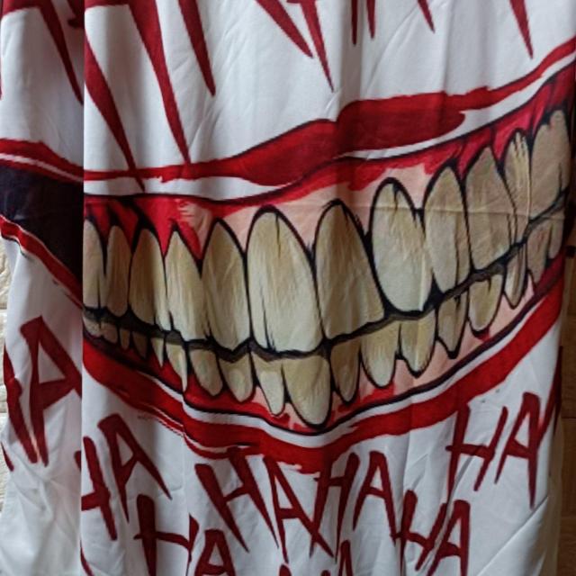 新品★メンズ★大きな口のプリント総柄半袖Tシャツ/M < 男性ファッション  新品★メンズ★大きな口のプリント総柄半袖Tシャツ/M < 男性ファッションの