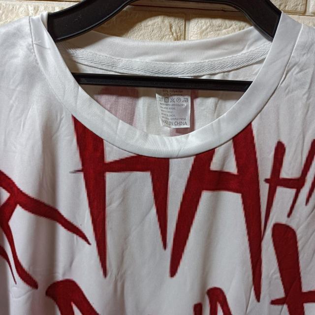 新品★メンズ★大きな口のプリント総柄半袖Tシャツ/M < 男性ファッション  新品★メンズ★大きな口のプリント総柄半袖Tシャツ/M < 男性ファッションの