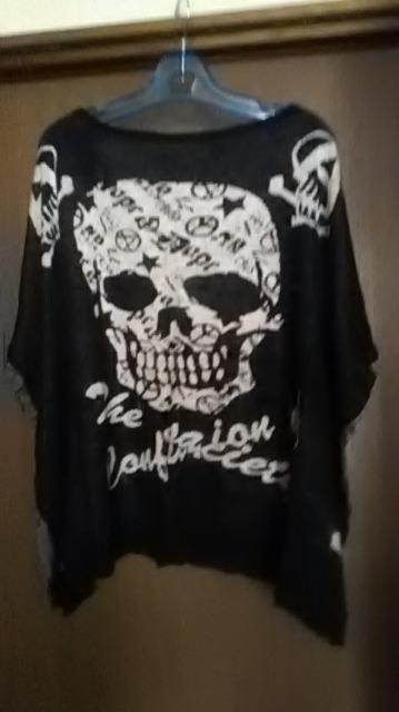 26*新品*スカル*ポンチョ < 女性ファッション 26*新品*スカル*ポンチョ < 女性ファッションの