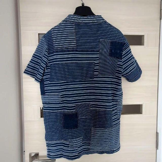 RALPH LAUREN/ラルフローレン/ポロシャツ/パッチワーク/インディゴ/サイズL/オールドタグ/ヴィンテージ/レア稀少 < ブランド  RALPH LAUREN/ラルフローレン/ポロシャツ/パッチワーク/インディゴ/サイズL/オールドタグ/ヴィンテージ/レア稀少 < ブランドの