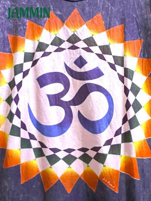 オームタンクトップ ヨガ アジアン ヒッピー 瞑想 エスニック チュニック丈 < 女性ファッション  オームタンクトップ ヨガ アジアン ヒッピー 瞑想 エスニック チュニック丈 < 女性ファッションの