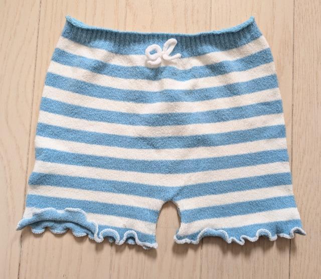 140〜160★ボーダーマシュマロオーバーパンツ★あったかパンツ★新品★送料無料 < キッズ/ベビー  140〜160★ボーダーマシュマロオーバーパンツ★あったかパンツ★新品★送料無料  < キッズ/ベビーの