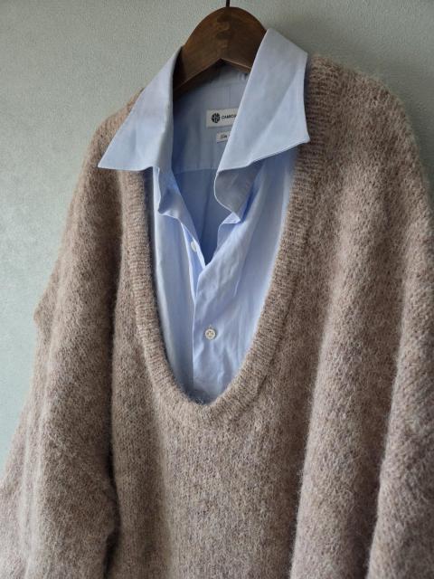 Rafnsfニット★ふわふわベージュブラウンのゆったりニット < 女性ファッション Rafnsfニット★ふわふわベージュブラウンのゆったりニット < 女性ファッションの