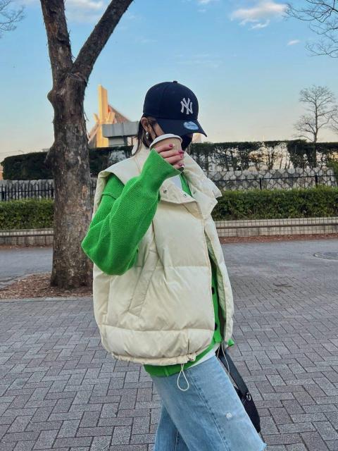 EMODAカーデ★華やかグリーンのオーバーサイズカーデ/タグ付き新品♪ < ブランド EMODAカーデ★華やかグリーンのオーバーサイズカーデ/タグ付き新品♪ < ブランドの