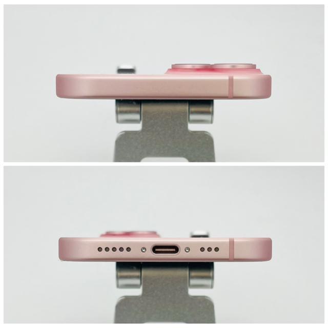 S 94% iPhone 15 128 GB SIM�t���[ �s���N �{�� �� �Ɠd/AV�� 