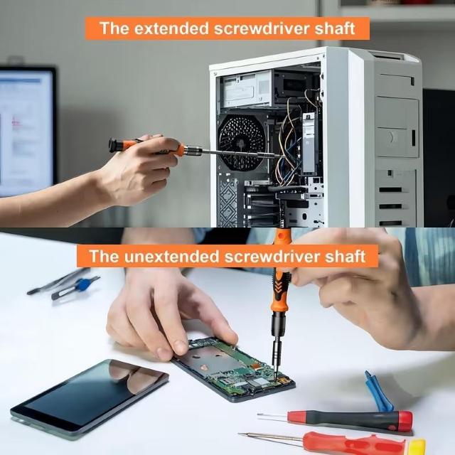 爆ヤス価格1390円★117in 1 精密ドライバーセット、トルクス・トライウィングビット付きミニ修理工具キット オレンジ < ペット/手芸/園芸 爆ヤス価格1390円★117in 1 精密ドライバーセット、トルクス・トライウィングビット付きミニ修理工具キット オレンジ < ペット/手芸/園芸の