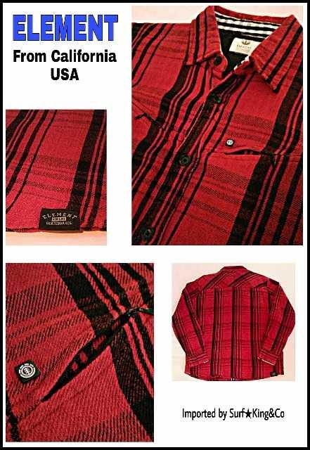 【ELEMENT】厚手コットンヘンプシャツ★貴重な本物USA直輸入モデル!希少USED特価SALE! < ブランド  【ELEMENT】厚手コットンヘンプシャツ★貴重な本物USA直輸入モデル!希少USED特価SALE! < ブランドの