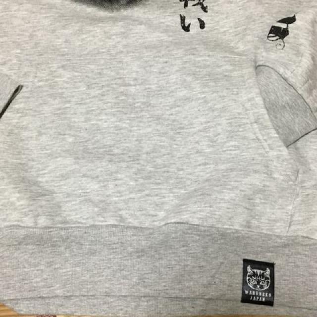 神保町にゃんこ堂・ワル猫ジャパンパーカー。グレーLLサイズ < ブランド 神保町にゃんこ堂・ワル猫ジャパンパーカー。グレーLLサイズ < ブランドの