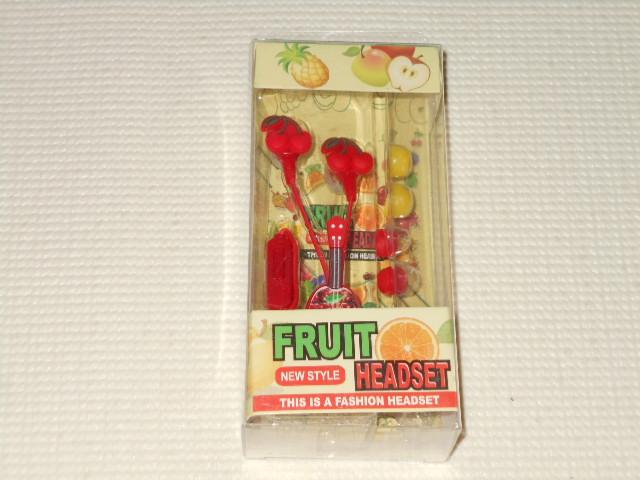 FRUIT HEADSET イヤホン チェリー < 家電/AV  FRUIT HEADSET イヤホン チェリー  < 家電/AVの