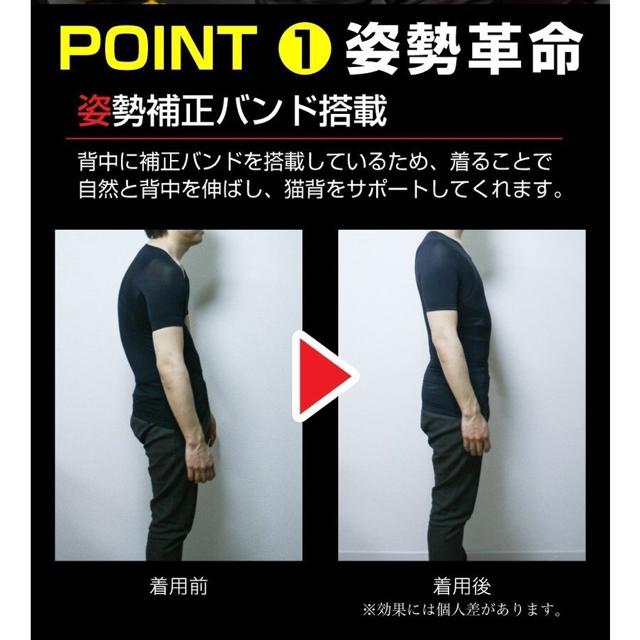 加圧シャツ ダイエット 加圧インナー 半袖 トップス メンズ 着圧 < 男性ファッション  加圧シャツ ダイエット 加圧インナー 半袖 トップス メンズ 着圧 < 男性ファッションの
