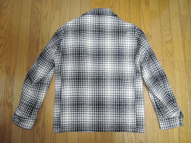 HYSTERIC GLAMOUR ヒステリックグラマー チェック柄 ウール混 ジャケット S 黒白系 ワークJKT キルティング < ブランド  HYSTERIC GLAMOUR ヒステリックグラマー チェック柄 ウール混 ジャケット S 黒白系 ワークJKT キルティング < ブランドの