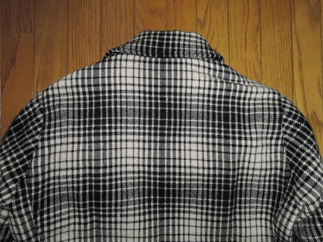 HYSTERIC GLAMOUR ヒステリックグラマー チェック柄 ウール混 ジャケット S 黒白系 ワークJKT キルティング < ブランド  HYSTERIC GLAMOUR ヒステリックグラマー チェック柄 ウール混 ジャケット S 黒白系 ワークJKT キルティング < ブランドの