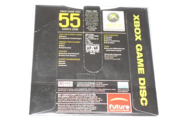 xbox★xbox OFFICIAL XBOX MAGAZINE 2006 DISC 55 < ゲーム本体/ソフト  xbox★xbox OFFICIAL XBOX MAGAZINE 2006 DISC 55 < ゲーム本体/ソフトの