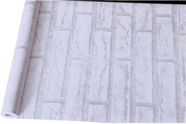 DIY 壁紙 シール 黒ライン 白レンガ 貼付シール 45cm×10m リフォーム < ペット/手芸/園芸  DIY 壁紙 シール 黒ライン 白レンガ 貼付シール 45cm×10m リフォーム < ペット/手芸/園芸の