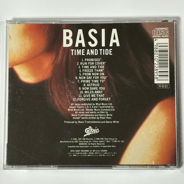 BASIA / TIME AND TIDE < CD/DVD/ビデオ  BASIA / TIME AND TIDE < CD/DVD/ビデオの