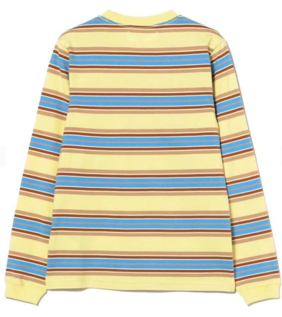 レディース エンブロイダリー ボーダー ロングスリーブ Tシャツ < 女性ファッション レディース エンブロイダリー ボーダー ロングスリーブ Tシャツ < 女性ファッションの