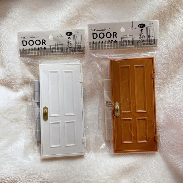 新品 ミニチュア ドアセット ホワイト ブラウン ぬい活 オタ活 インテリア N2m < ホビー 新品 ミニチュア ドアセット ホワイト ブラウン ぬい活 オタ活 インテリア N2m < ホビーの