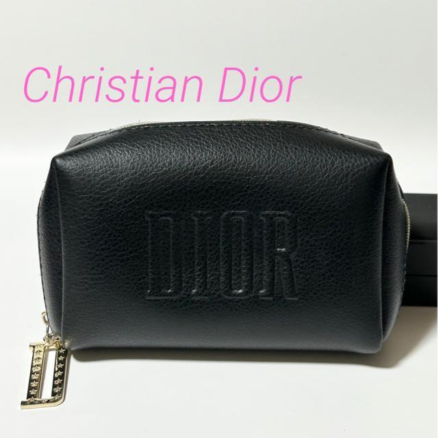 美品 DIOR Christian Dior クリスチャン ディオール コスメポーチ マルチポーチ レザー ブラック < ブランド  美品 DIOR Christian Dior クリスチャン ディオール コスメポーチ マルチポーチ レザー ブラック  < ブランドの
