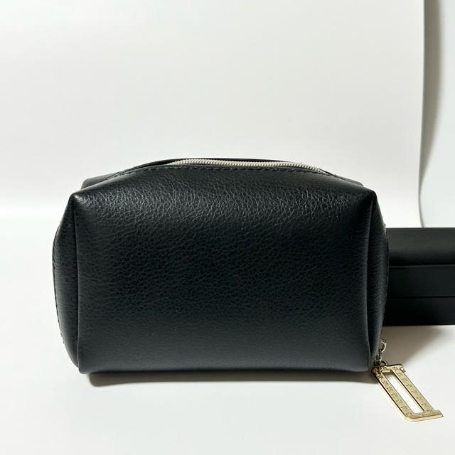 美品 DIOR Christian Dior クリスチャン ディオール コスメポーチ マルチポーチ レザー ブラック < ブランド  美品 DIOR Christian Dior クリスチャン ディオール コスメポーチ マルチポーチ レザー ブラック < ブランドの