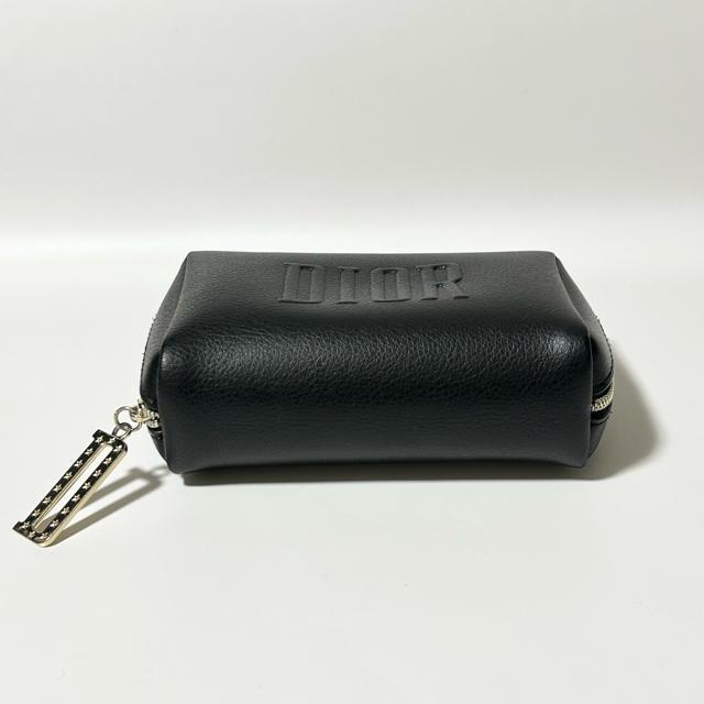 美品 DIOR Christian Dior クリスチャン ディオール コスメポーチ マルチポーチ レザー ブラック < ブランド  美品 DIOR Christian Dior クリスチャン ディオール コスメポーチ マルチポーチ レザー ブラック < ブランドの