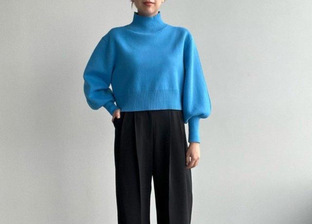 JEANASIS☆Wフェイス太リブショートハイネック < ブランド JEANASIS☆Wフェイス太リブショートハイネック < ブランドの