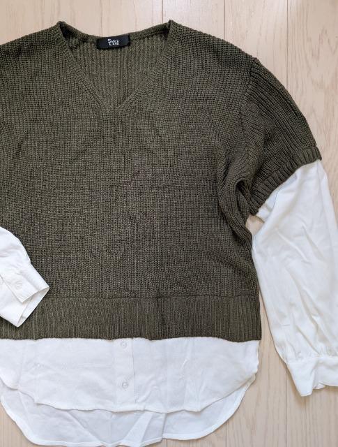 LL★SMILE LAND★重ね着風トップス★新品★送料無料 < 女性ファッション LL★SMILE LAND★重ね着風トップス★新品★送料無料 < 女性ファッションの