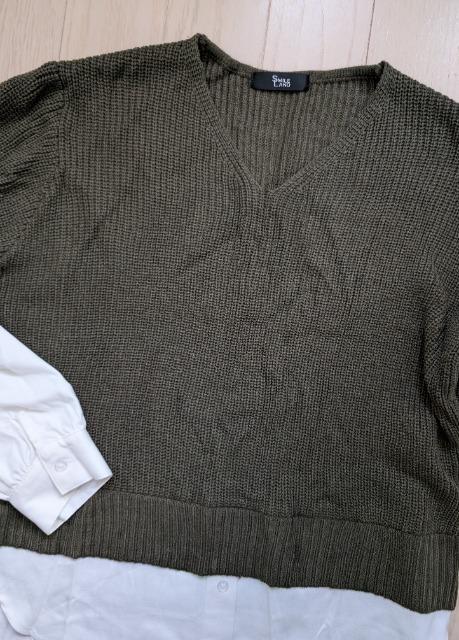 LL★SMILE LAND★重ね着風トップス★新品★送料無料 < 女性ファッション LL★SMILE LAND★重ね着風トップス★新品★送料無料 < 女性ファッションの