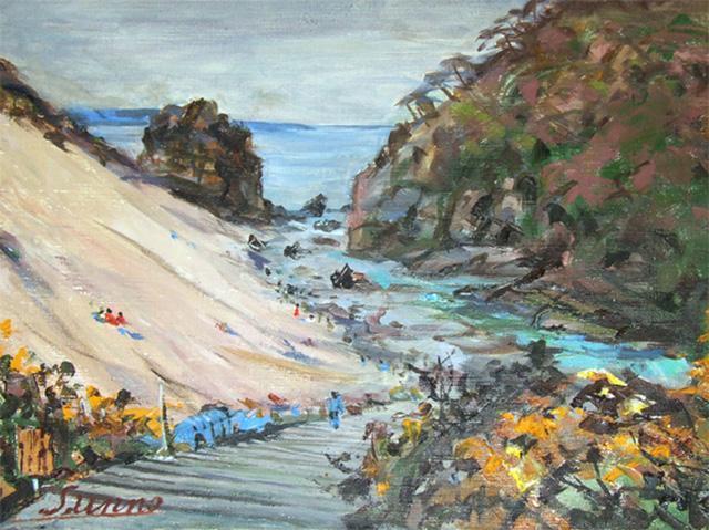 真作保証 油彩画 海野精光 F6号 下田砂スキー場 < ホビー 真作保証 油彩画 海野精光 F6号 下田砂スキー場 < ホビーの