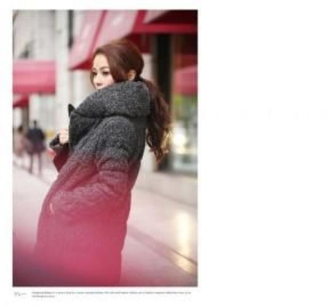 暖かい♪ボリューム襟 美シルエットAライン ツイードダウン風 中綿ロングコート オフホワイト < 女性ファッション 暖かい♪ボリューム襟 美シルエットAライン ツイードダウン風 中綿ロングコート オフホワイト < 女性ファッションの